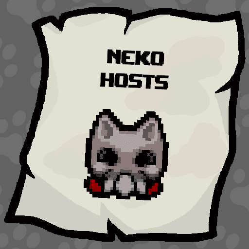 Neko Hosts — The Binding of Isaac: Rebirth Steam Workshop preview image