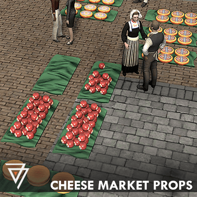 Cheese market props — Cities: Skylines Steam Workshop preview image