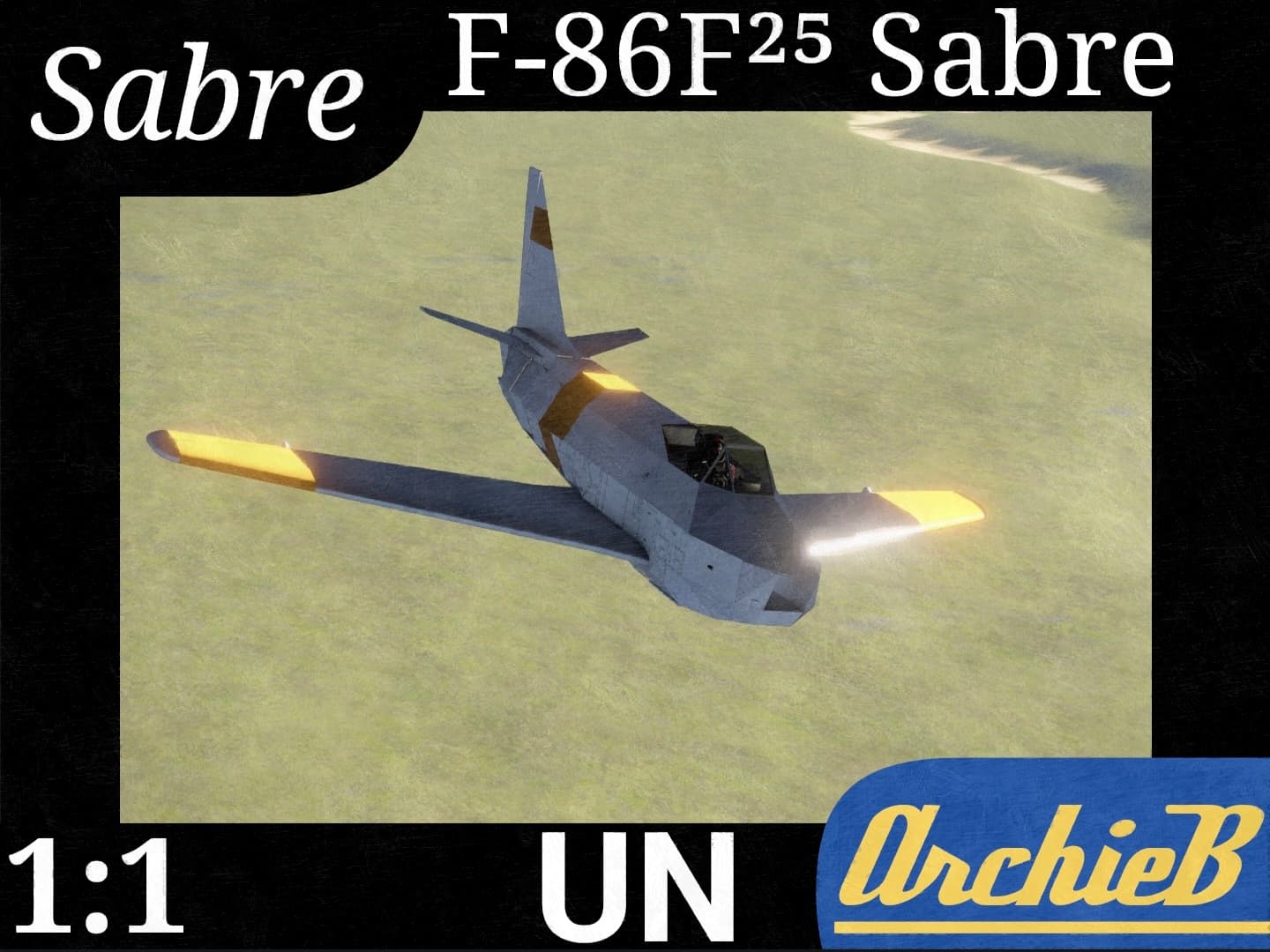 F-86F-25 Sabre 1:1 Scale Replica — Space Engineers Steam Workshop preview image