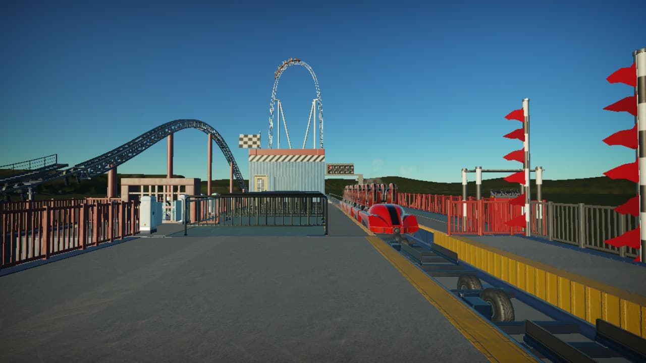  Stealth (Thorpe Park) - Station and Coaster — Planet Coaster Steam Workshop preview image