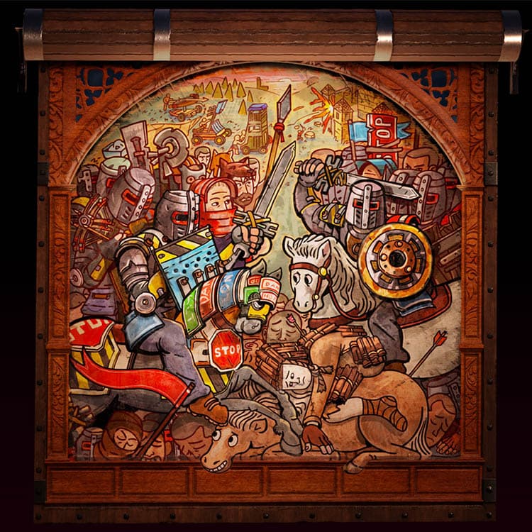 Great Siege Garage Door I GLOW — Rust Workshop preview