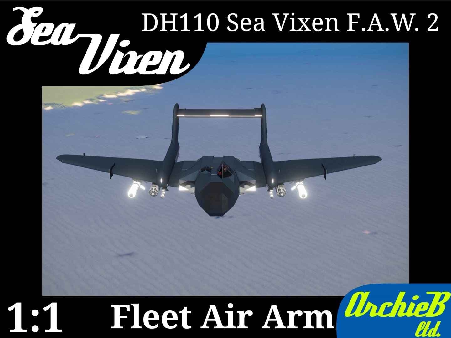 DH110 Sea Vixen F.A.W. 2 1:1 Scale Replica — Space Engineers Steam Workshop preview image