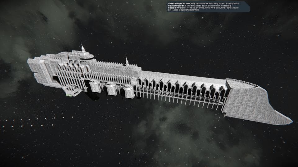 Limit not the shape to build. — Space Engineers Workshop preview