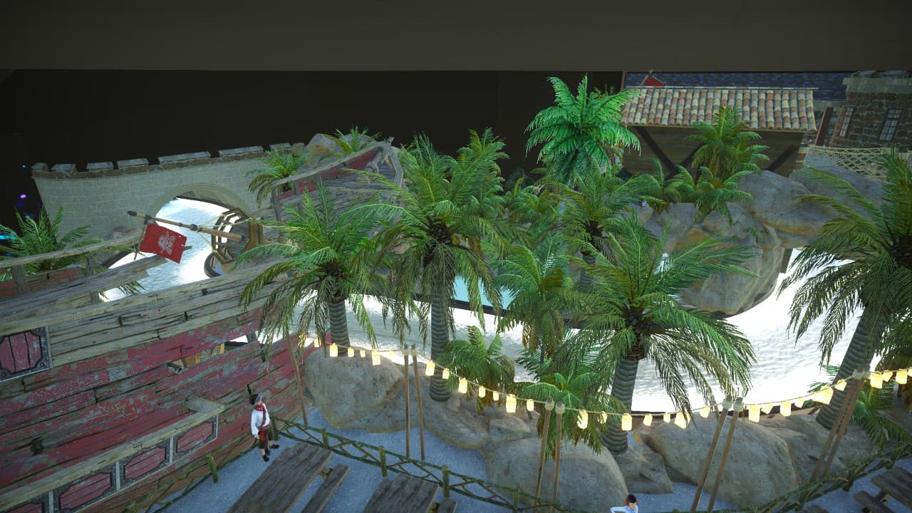 Pirates Des Caraîbes DISNEYLAND PARIS — Planet Coaster Workshop preview