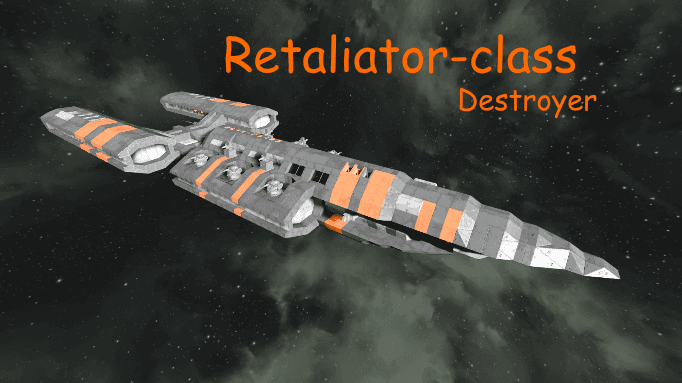 SSC - Retaliator-class Destroyer — Space Engineers Steam Workshop preview image