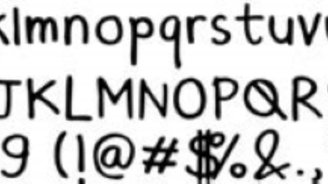 (Font) Mala's Handwriting — Left 4 Dead 2 Workshop preview