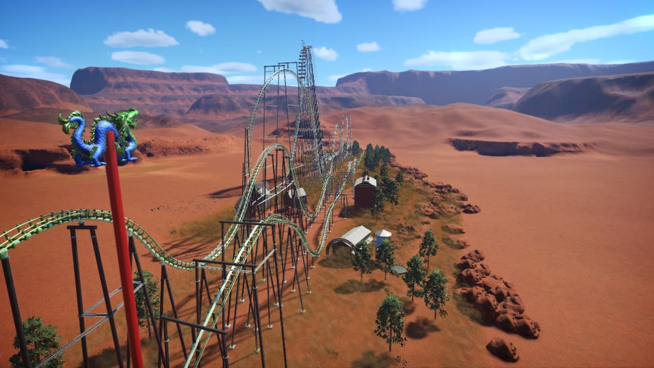 The GREEN DRAGON — Planet Coaster Steam Workshop preview image