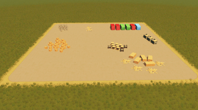 8 x 8 industrial Storage Yard — Cities: Skylines Workshop preview