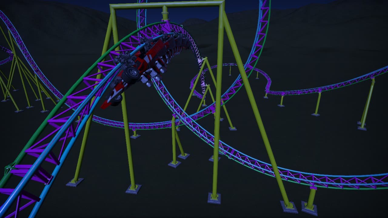 DS Rainbow Road — Planet Coaster Workshop preview