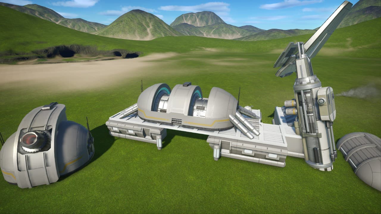 科幻太空基地 — Planet Coaster Workshop preview