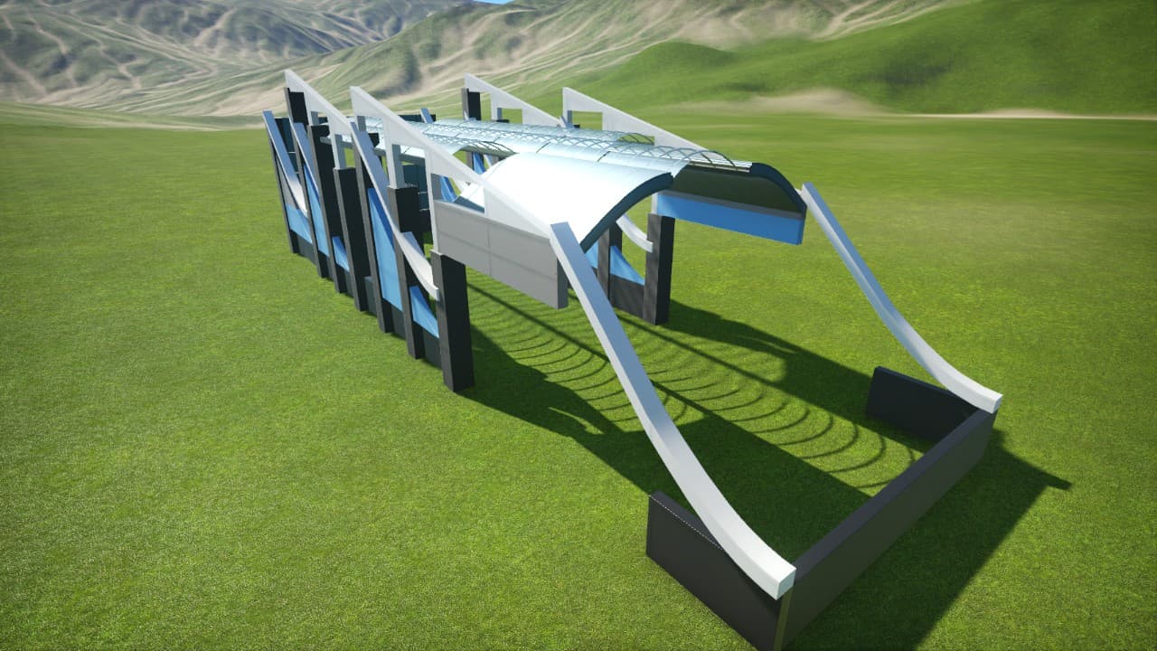 科幻快车站台 — Planet Coaster Steam Workshop preview image