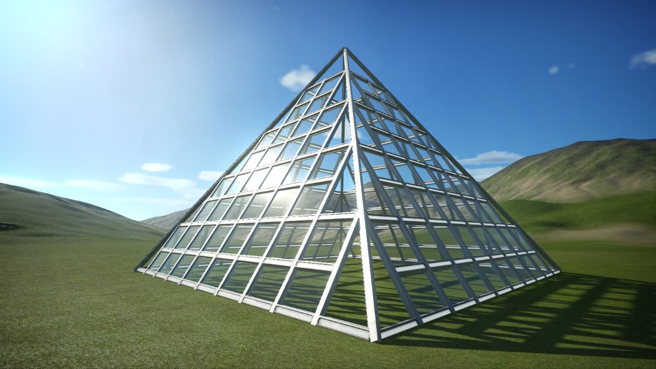 科幻水晶塔 — Planet Coaster Workshop preview