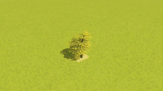 You can park under tree 1 x 1 — Cities: Skylines Steam Workshop preview image