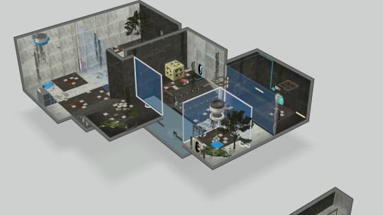 Overgrown red fizzler — Portal 2 Workshop preview