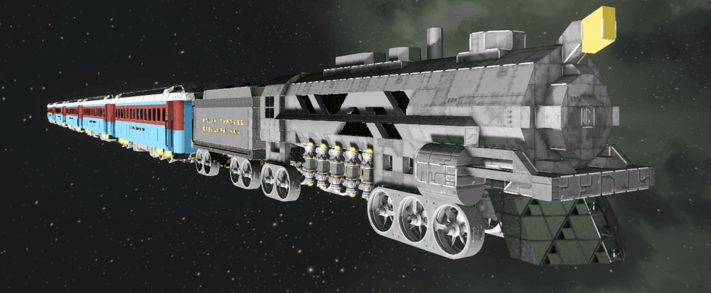 [Space Polar Express] Mayhem Industries Chirstmas Event Train — Space Engineers Workshop preview