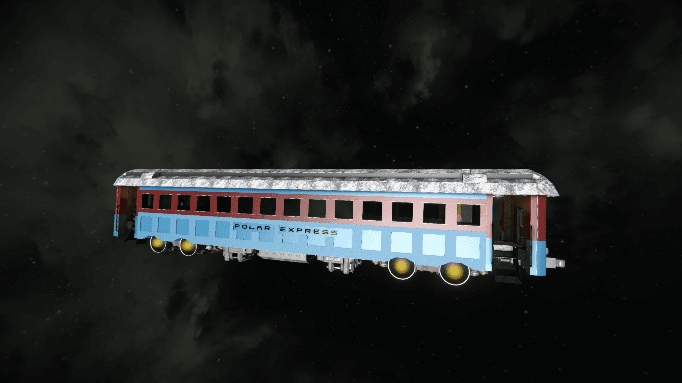 [Space Polar Express] Passenger Coach — Space Engineers Workshop preview