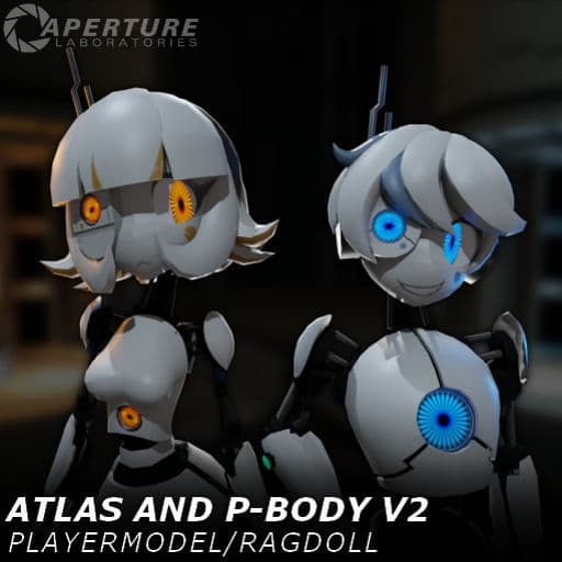 (Portal 2) Humanoid Co-op Bots V2 Optimized Size — Garry's Mod Steam Workshop preview image