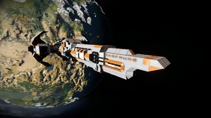 [OSS] Skofnung Light Battleship — Space Engineers Workshop preview