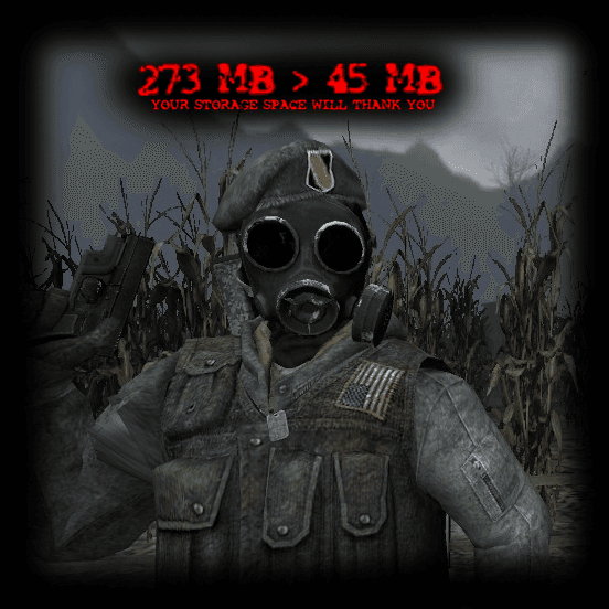 Compressed/Optimized Beta Bill w/Gasmask — Left 4 Dead 2 Steam Workshop preview image