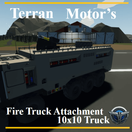 10x10 Fire Truck Attachment — Stormworks: Build and Rescue Workshop preview