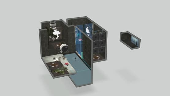 Overgrown red fizzler 4 — Portal 2 Steam Workshop preview image