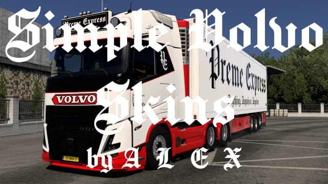 Simple VOLVO skins by A L E X [SKIN,PAINTJOB,PACK,LIVERY] — Euro Truck Simulator 2 Workshop preview