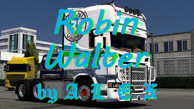 Robin Walter Skin for Scania PGR-Series by A L E X — Euro Truck Simulator 2 Workshop preview