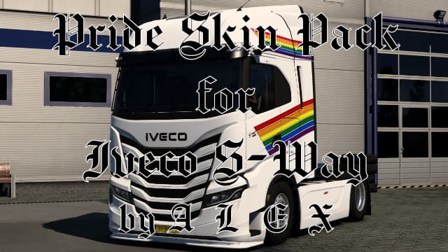 Pride Skin Pack for Iveco S-Way by A L E X [LIVERY,SKIN,PAINTJOB] — Euro Truck Simulator 2 Workshop preview