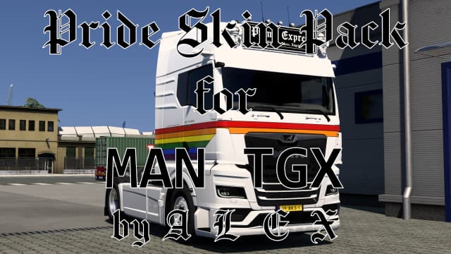 Pride Skin Pack for MAN TGX 2020 by A L E X [PAINTJOB,LIVERY] — Euro Truck Simulator 2 Workshop preview