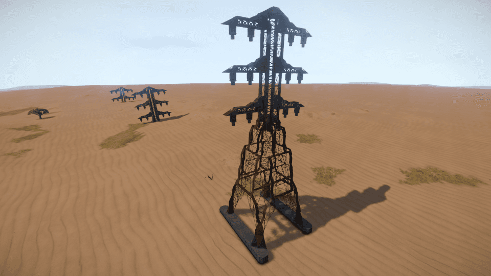 Rusted Large Transmission Tower — Space Engineers Workshop preview