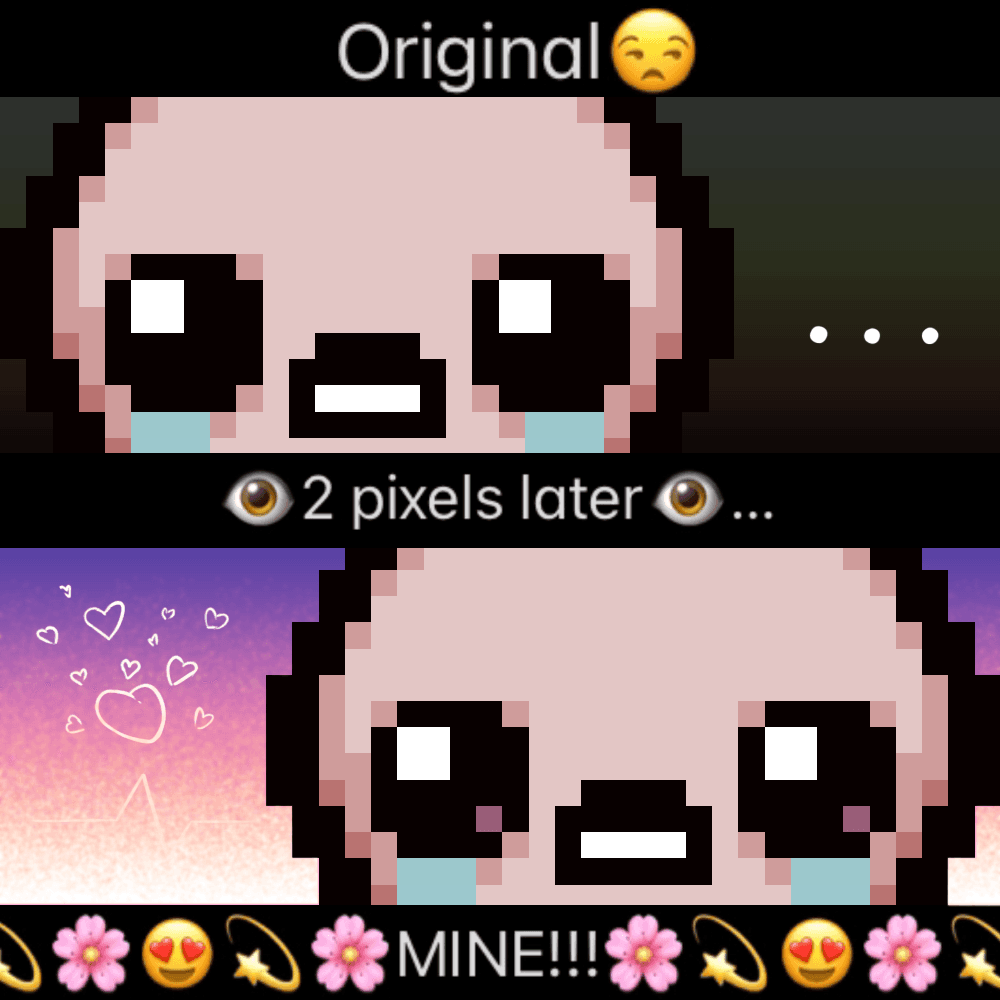 "dynamically" reflective eyes — The Binding of Isaac: Rebirth Workshop preview