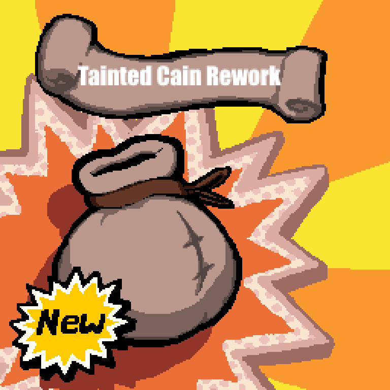 [RGON] (BETA) Tainted Cain Rework — The Binding of Isaac: Rebirth Steam Workshop preview image