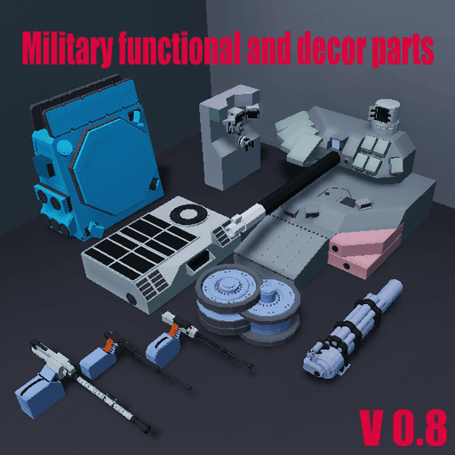 M.F.D.P: Weapons and functional parts — Stormworks: Build and Rescue Steam Workshop preview image