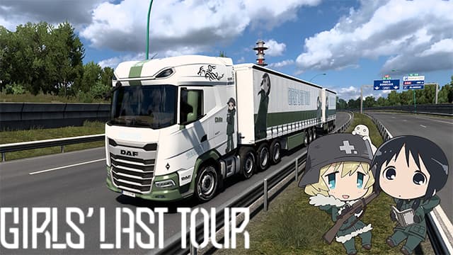 [OUTDATED] Girls Last Tour paintjob for DAF XG — Euro Truck Simulator 2 Workshop preview