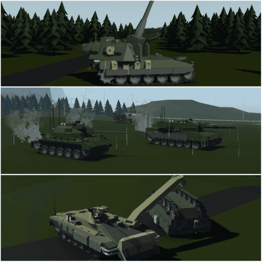 Sawyer Land Combat Missions Procedural — Stormworks: Build and Rescue Steam Workshop preview image