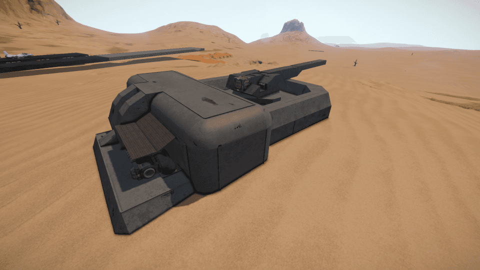 Artillery Bunker — Space Engineers Workshop preview