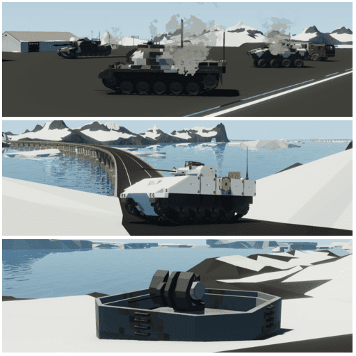Arctic Land Combat Missions Procedural — Stormworks: Build and Rescue Steam Workshop preview image