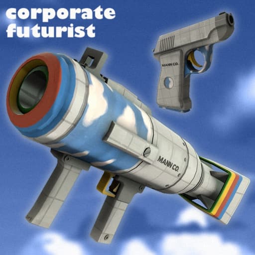 Corporate Futurist | War Paint — Team Fortress 2 Workshop preview