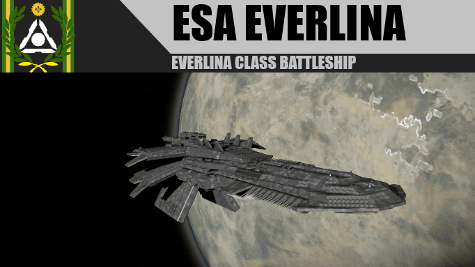 ESA Everlina Class Battleship — Space Engineers Workshop preview