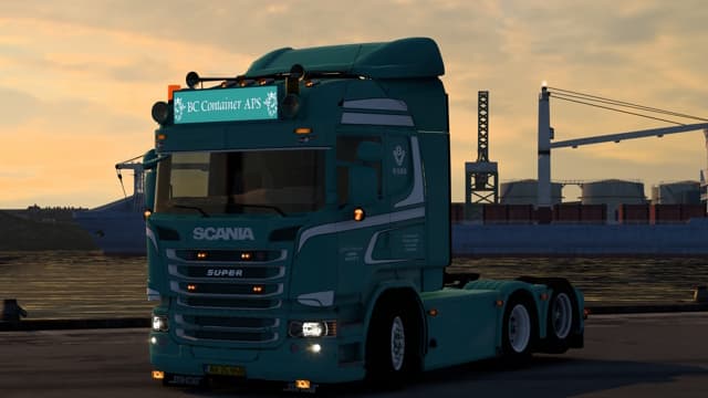 BC Container APS Skin for Scania PGR-Series — Euro Truck Simulator 2 Steam Workshop preview image
