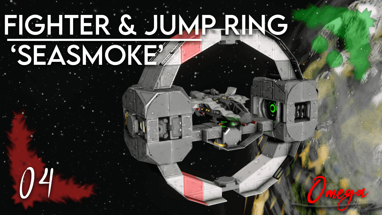 Day 4 - 'Seasmoke' - Fighter & Jump Ring (NO DLC) — Space Engineers Steam Workshop preview image