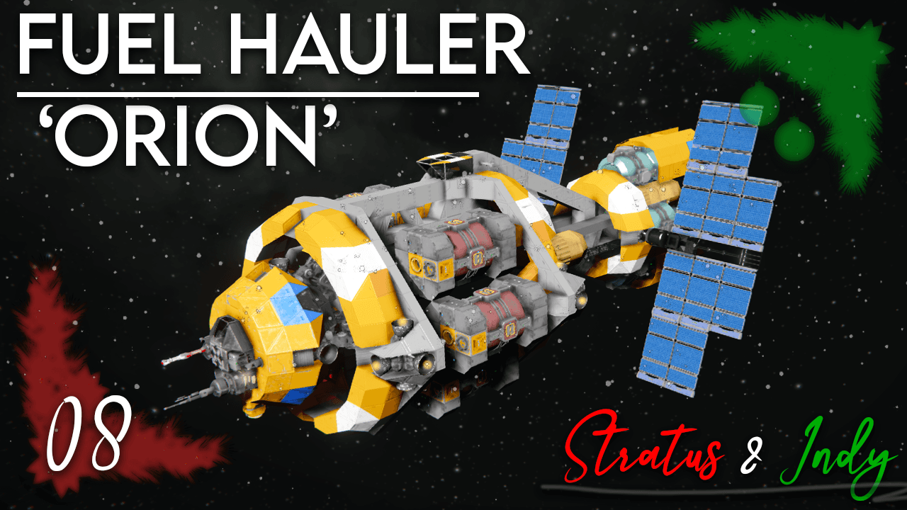 Day 8 - 'Orion' - Fuel Hauler (NO DLC) — Space Engineers Steam Workshop preview image