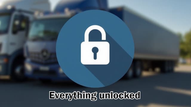 Everything unlocked at Level 0 — Euro Truck Simulator 2 Steam Workshop preview image