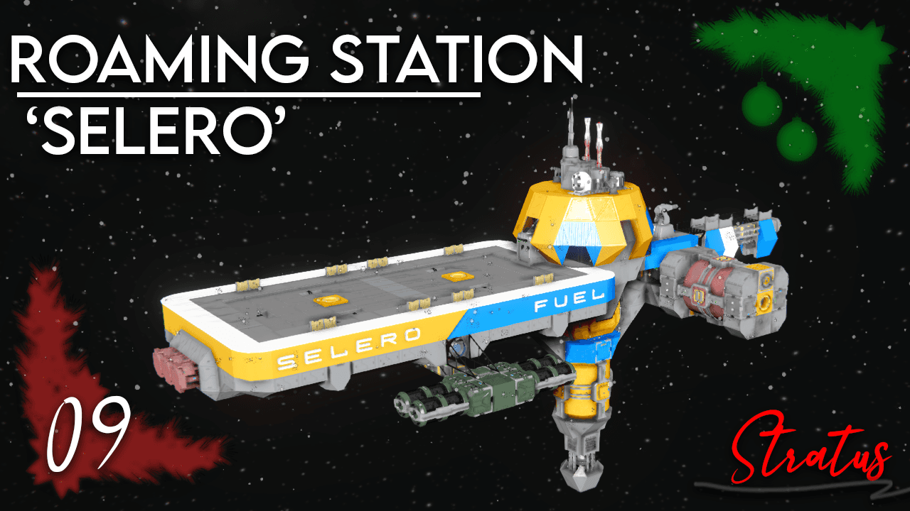 Day 9 - 'Selero' - Roaming Station (NO DLC) — Space Engineers Steam Workshop preview image