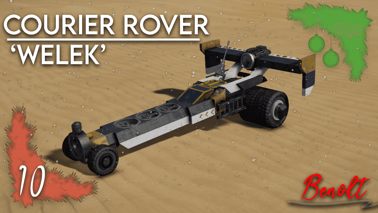 Day 10 - 'Welek' - Courier Rover (NO DLC) — Space Engineers Steam Workshop preview image