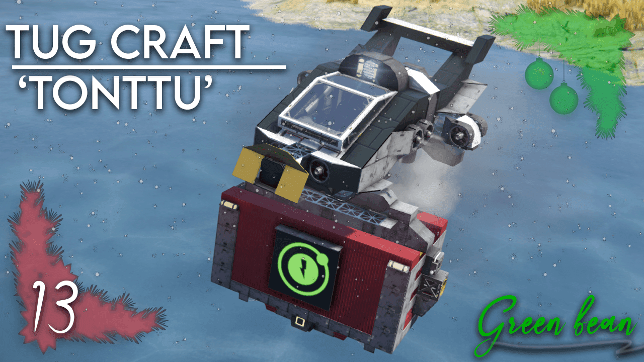Day 13 - 'Tonttu' - Tug Craft (NO DLC) — Space Engineers Steam Workshop preview image