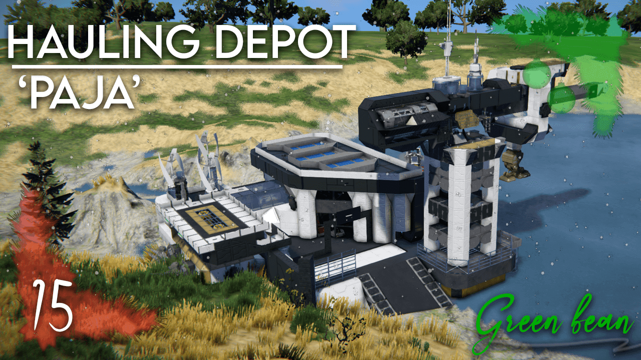 Day 15 - 'Paja' - Hauling Depot (NO DLC) — Space Engineers Steam Workshop preview image