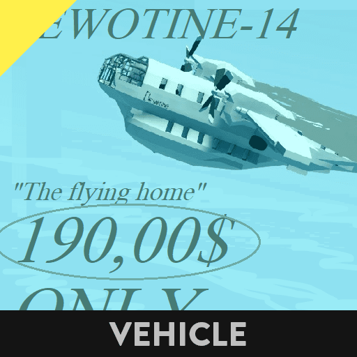 Dewotine-14 "The flying home" — Stormworks: Build and Rescue Steam Workshop preview image