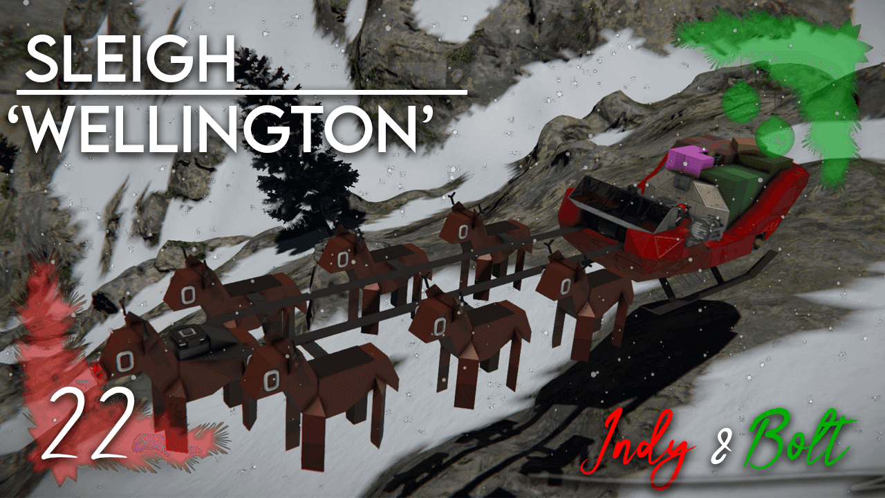 Day 22 - 'Wellington' - Sleigh (NO DLC) — Space Engineers Steam Workshop preview image