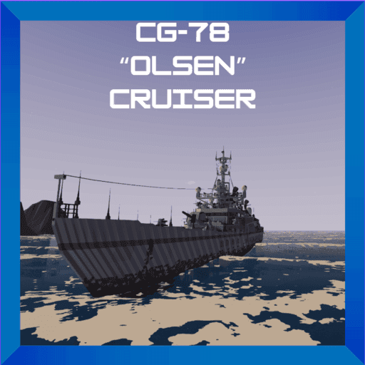 CG-78  "Olsen" class cruiser — Stormworks: Build and Rescue Steam Workshop preview image